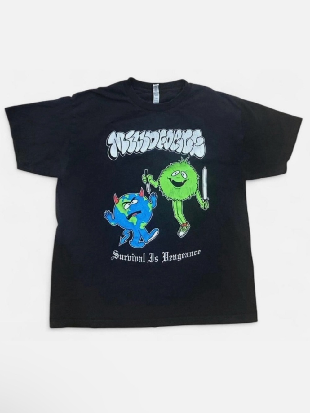 Vintage Camacho Little Green Monster Mindforce Graphic Tee